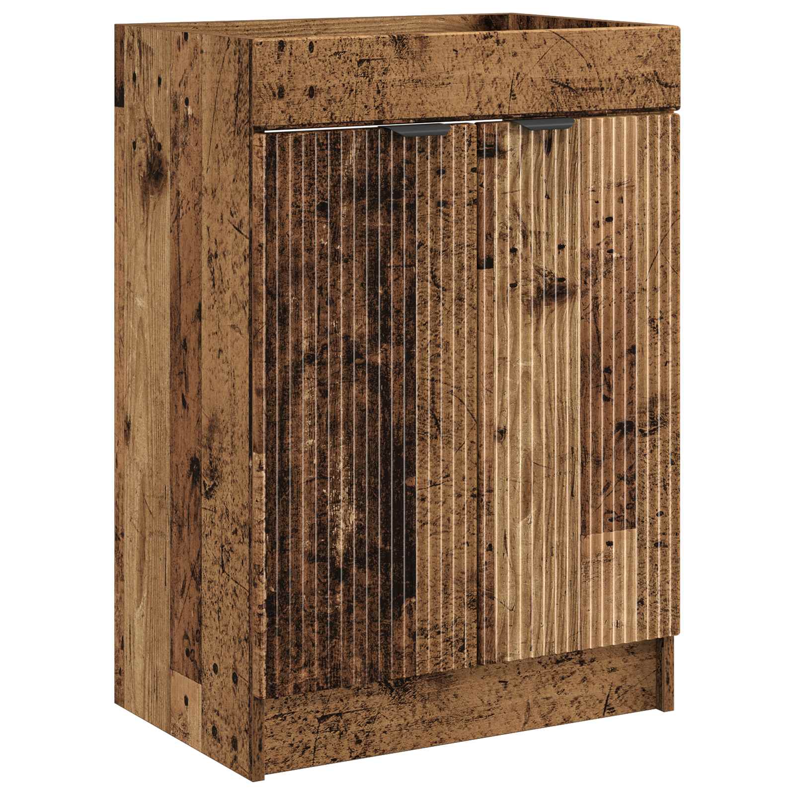 vidaXL Bathroom under Sink Cabinet Old Wood 56 x 37.5 x 81 cm 2