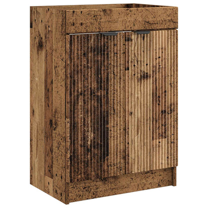 vidaXL Bathroom under Sink Cabinet Old Wood 56 x 37.5 x 81 cm 2