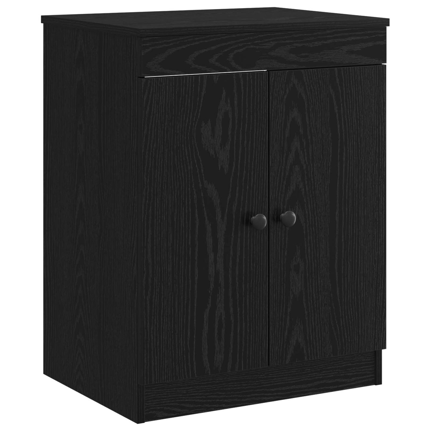 vidaXL Bathroom Cabinet Black 54 x 41 x 70 cm Engineered Wood 2