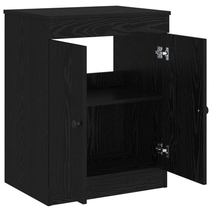 vidaXL Bathroom Cabinet Black 54 x 41 x 70 cm Engineered Wood 4