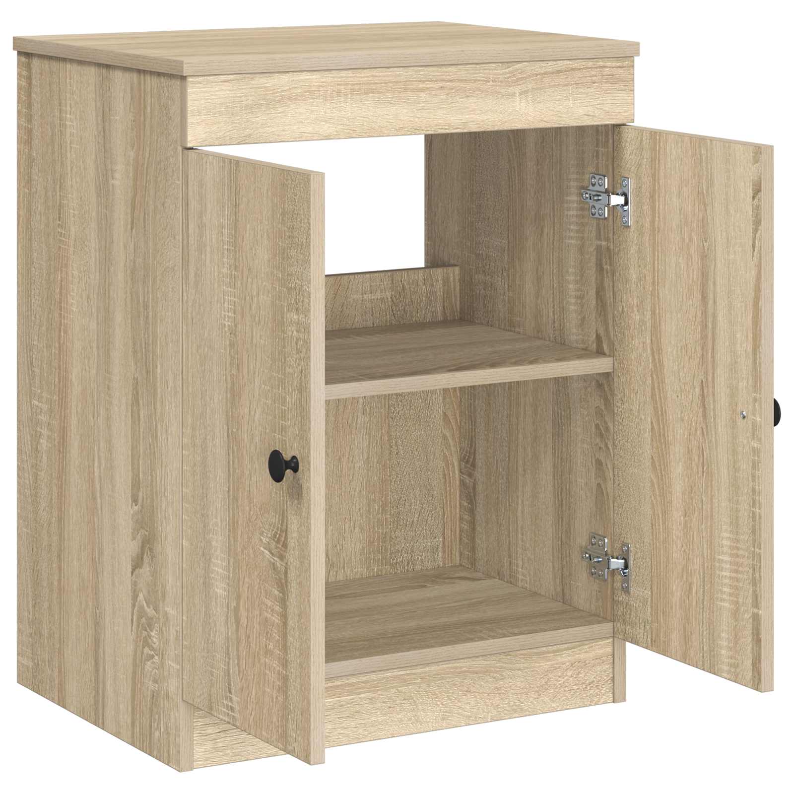 vidaXL Bathroom Cabinet Sonoma Oak 54 x 41 x 70 cm Engineered Wood 4