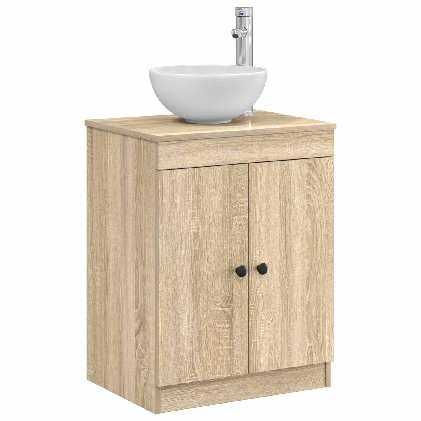vidaXL Bathroom Cabinet Sonoma Oak 54 x 41 x 70 cm Engineered Wood 3