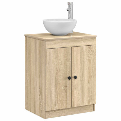 vidaXL Bathroom Cabinet Sonoma Oak 54 x 41 x 70 cm Engineered Wood 3