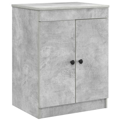vidaXL Bathroom Cabinet Concrete Grey 54 x 41 x 70 cm Engineered Wood 2