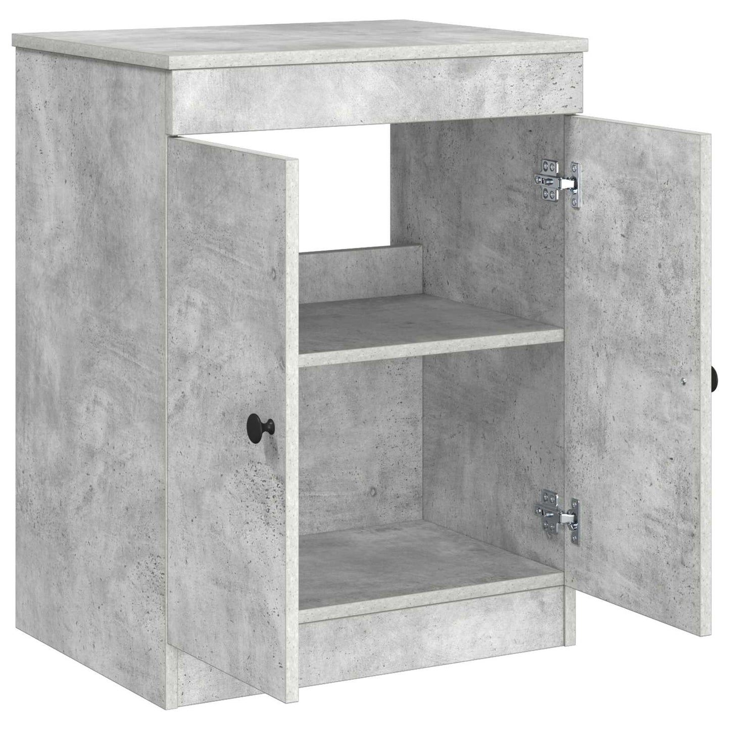vidaXL Bathroom Cabinet Concrete Grey 54 x 41 x 70 cm Engineered Wood 4