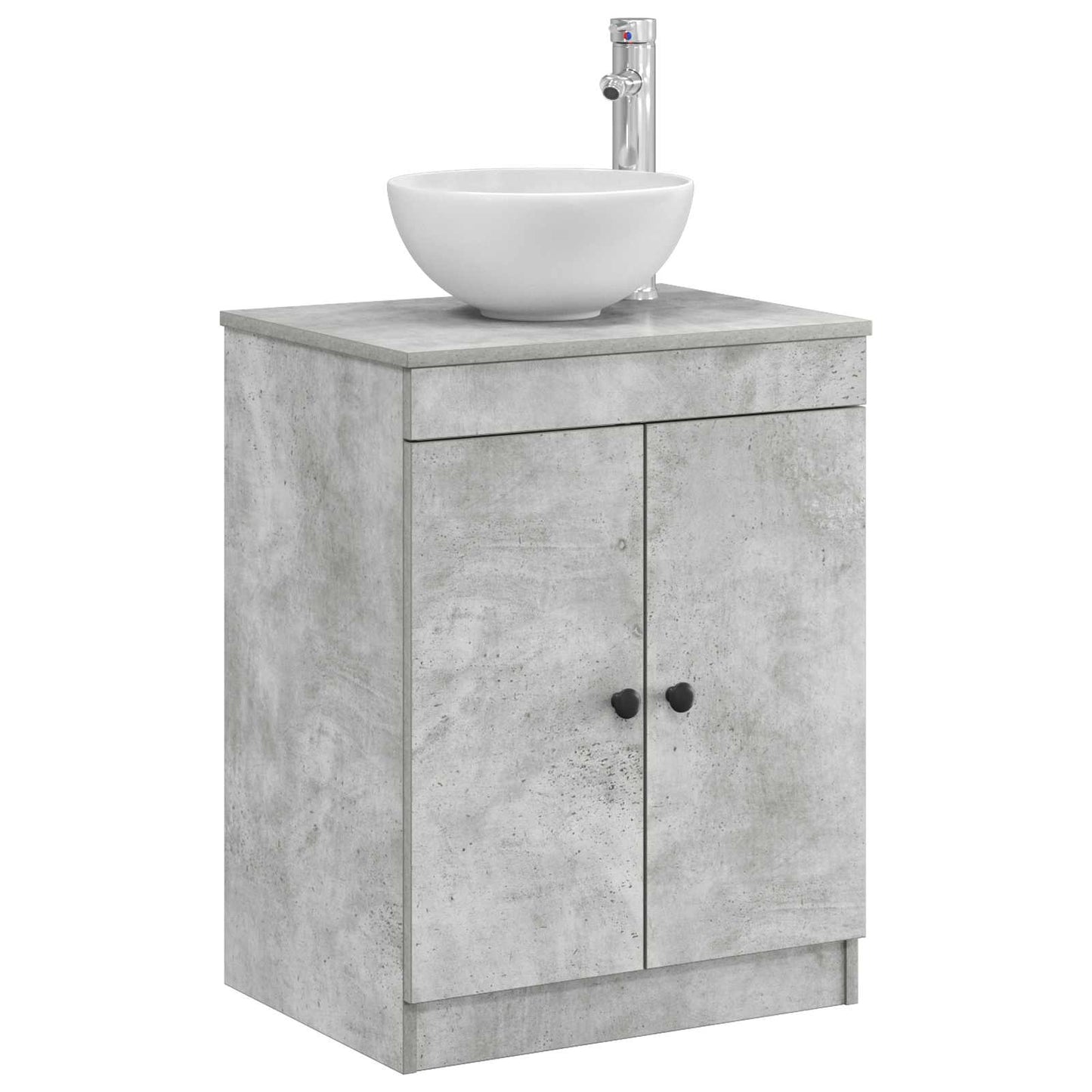 vidaXL Bathroom Cabinet Concrete Grey 54 x 41 x 70 cm Engineered Wood 3