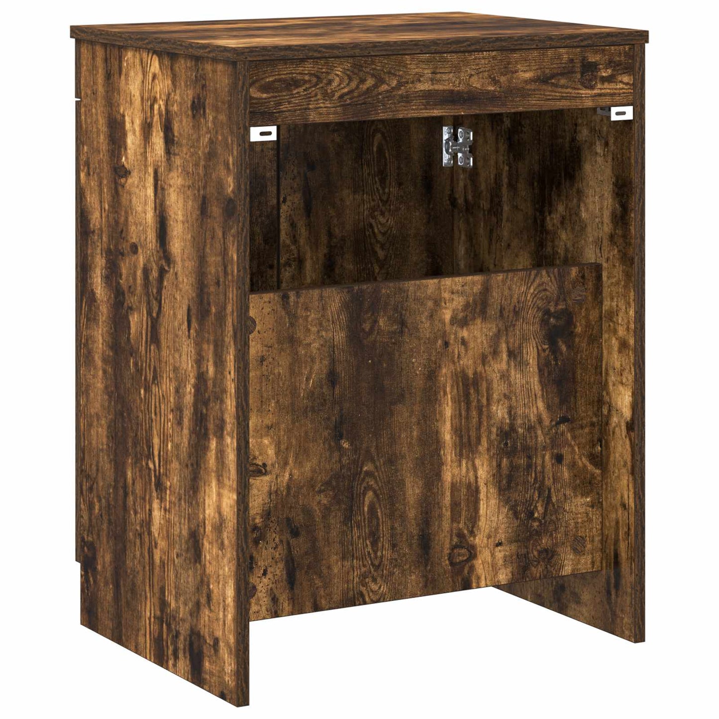 vidaXL Bathroom Cabinet Smoked Oak 54 x 41 x 70 cm Engineered Wood 6