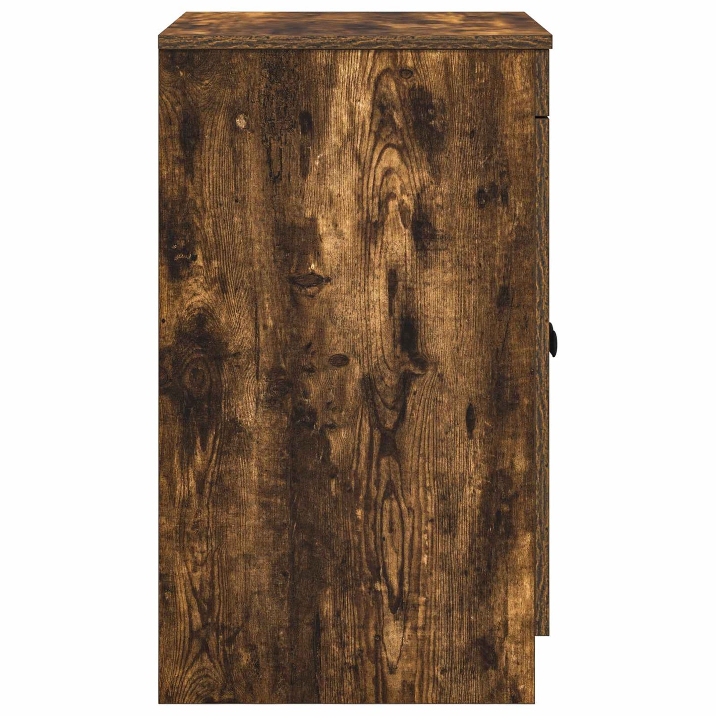 vidaXL Bathroom Cabinet Smoked Oak 54 x 41 x 70 cm Engineered Wood 5