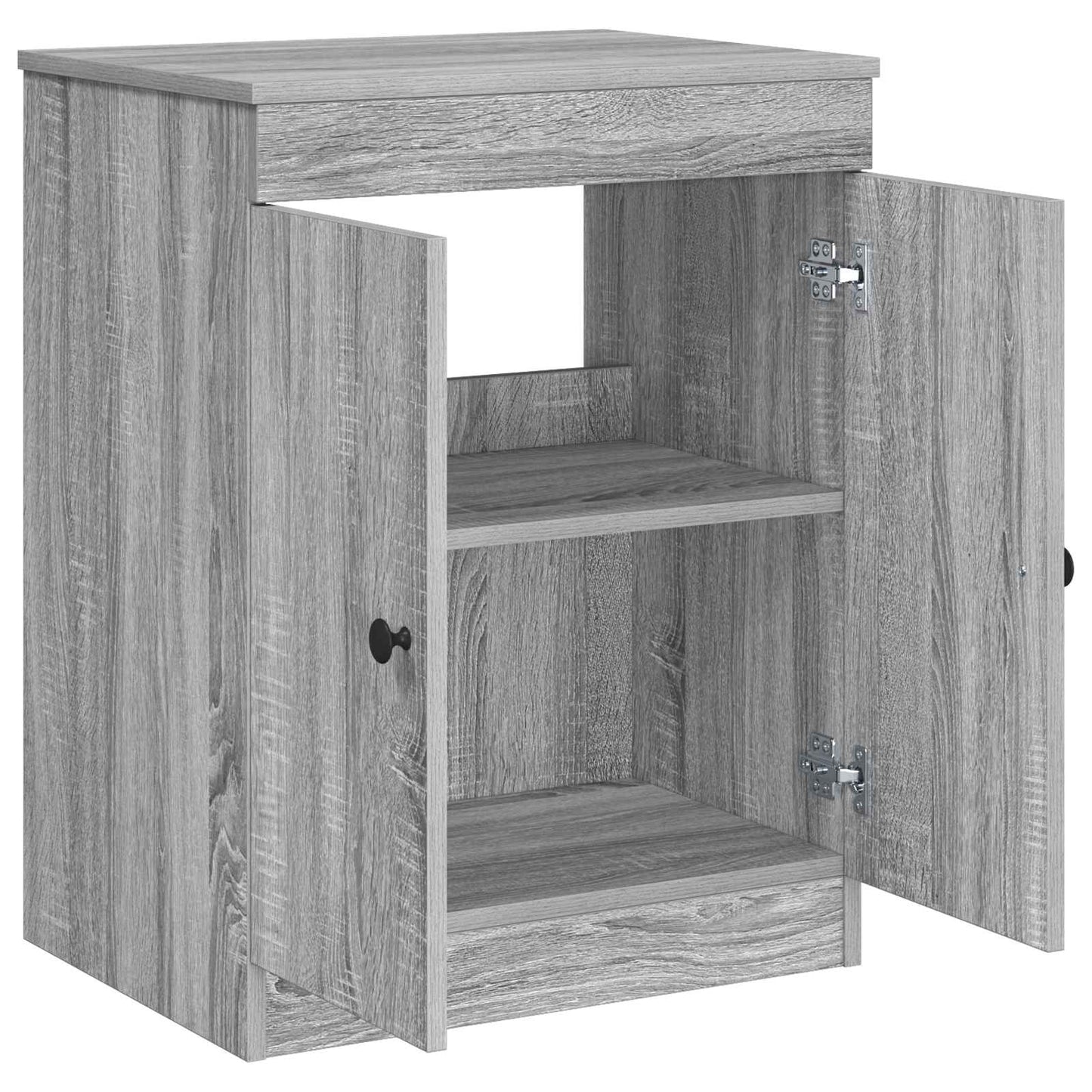 vidaXL Bathroom Cabinet Grey Sonoma 54 x 41 x 70 cm Engineered Wood 4