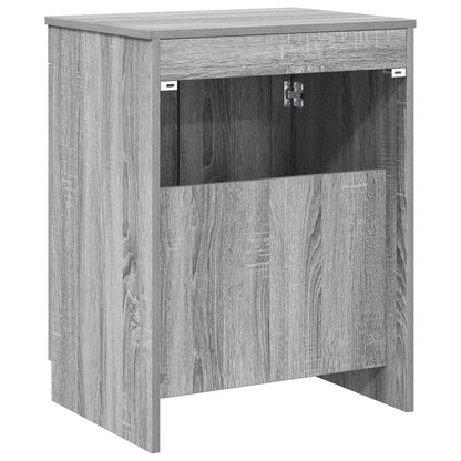 vidaXL Bathroom Cabinet Grey Sonoma 54 x 41 x 70 cm Engineered Wood 6