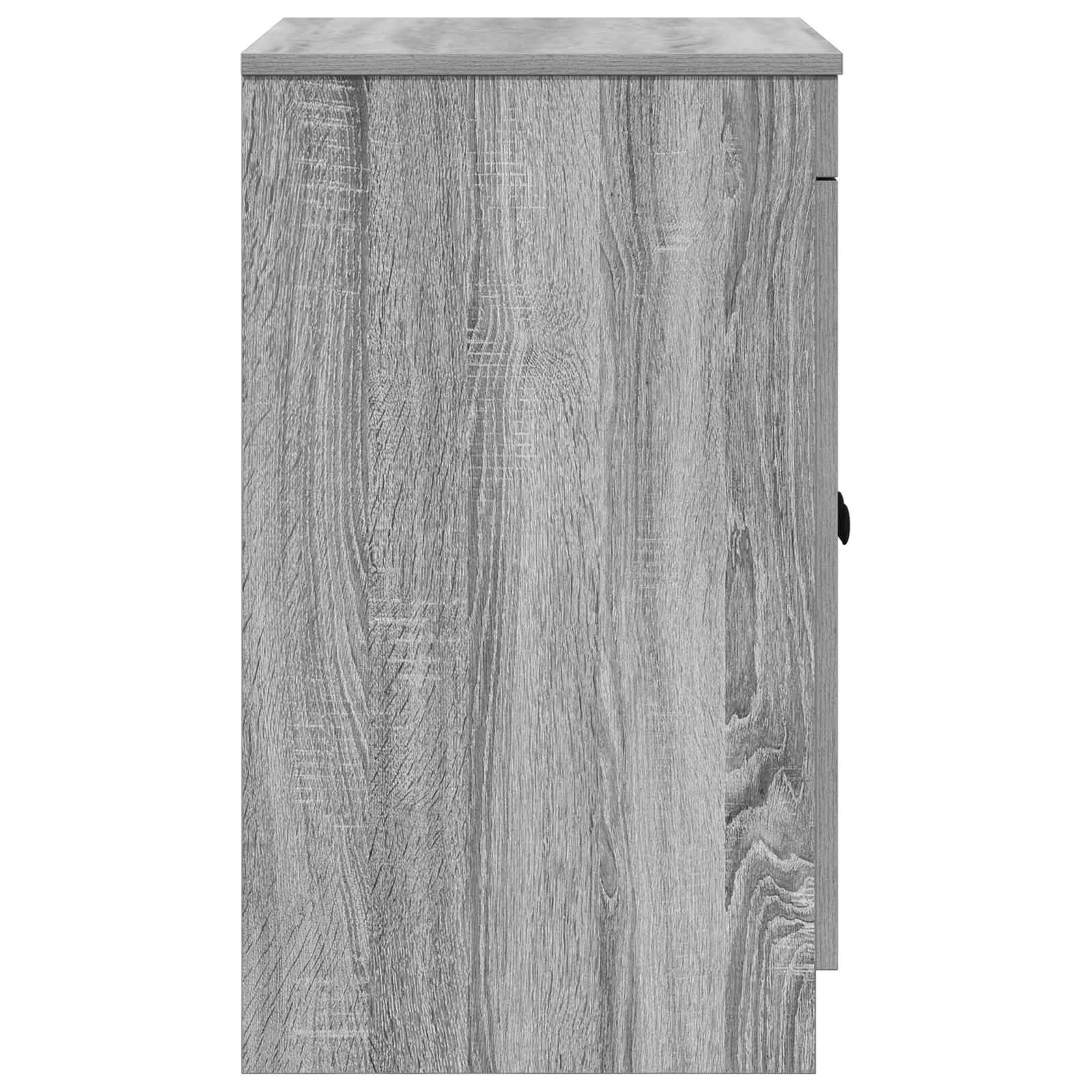 vidaXL Bathroom Cabinet Grey Sonoma 54 x 41 x 70 cm Engineered Wood 5