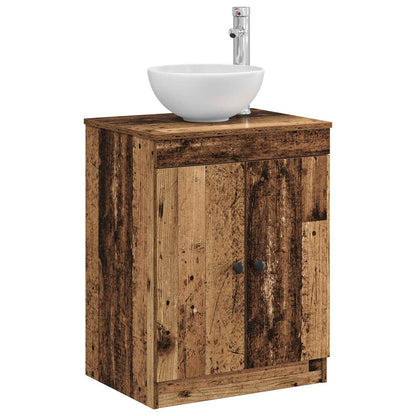 vidaXL Bathroom Cabinet Old Wood 54 x 41 x 70 cm Engineered Wood 3