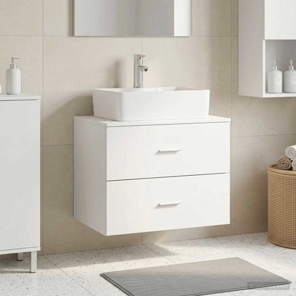 vidaXL Wall-Mounted Bathroom Cabinet White 62.5 x 44.5 x 50 cm 1