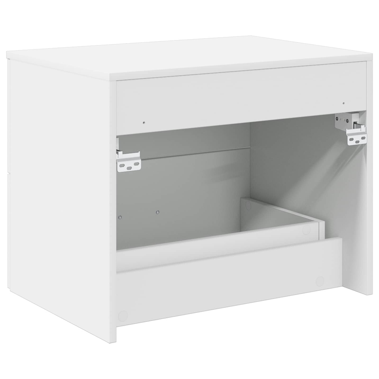vidaXL Wall-Mounted Bathroom Cabinet White 62.5 x 44.5 x 50 cm 5