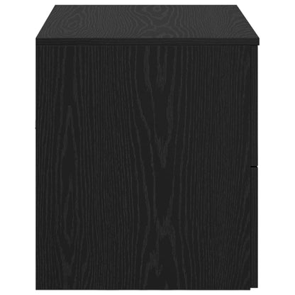 vidaXL Wall-Mounted Bathroom Cabinet Black Oak 62.5 x 44.5 x 50 cm 4