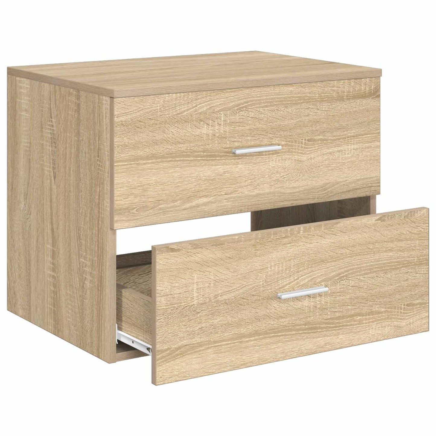 vidaXL Wall-Mounted Bathroom Cabinet Sonoma Oak 62.5 x 44.5 x 50 cm 3