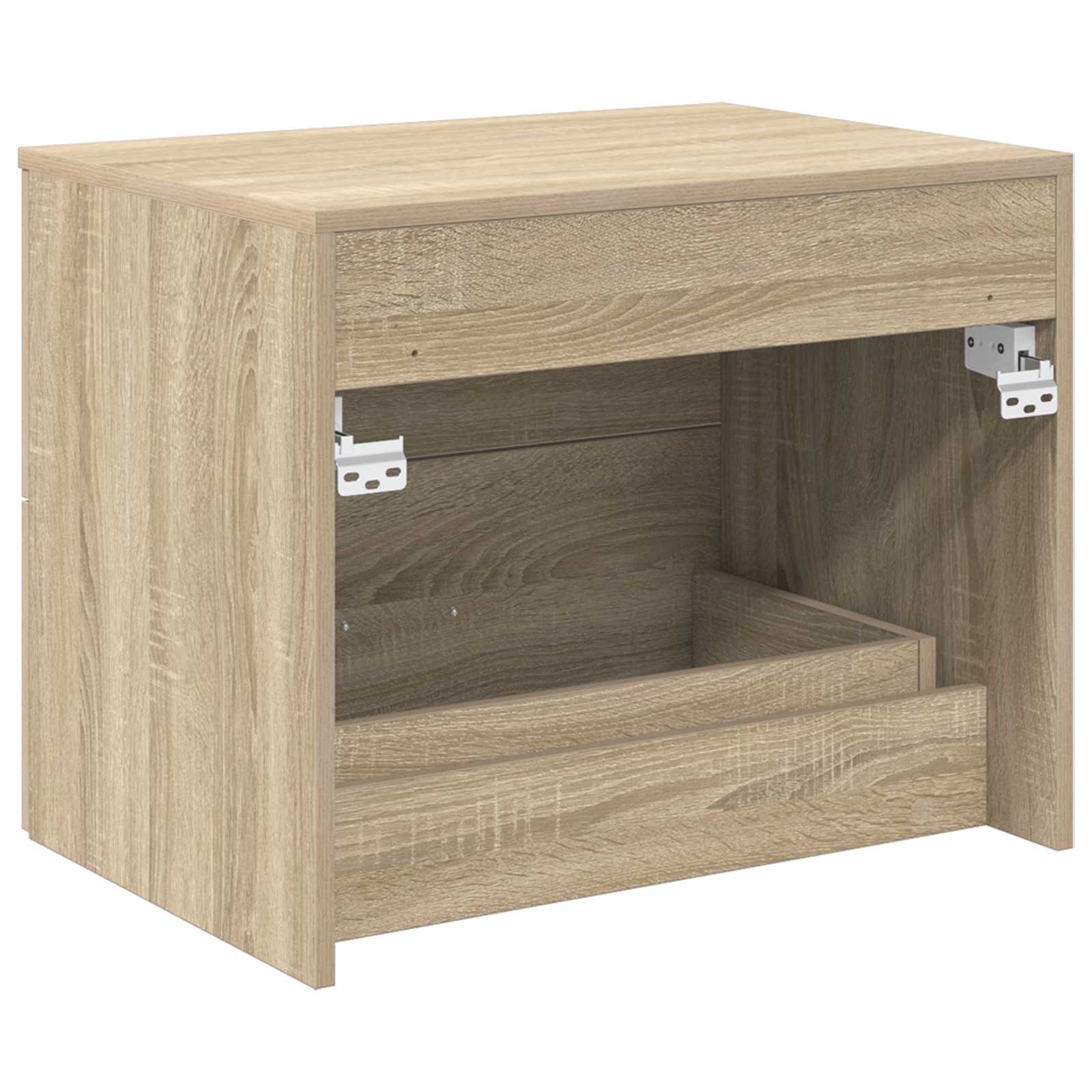 vidaXL Wall-Mounted Bathroom Cabinet Sonoma Oak 62.5 x 44.5 x 50 cm 5