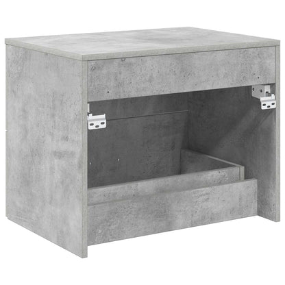 vidaXL Wall-Mounted Bathroom Cabinet Concrete Grey 62.5 x 44.5 x 50 cm 5