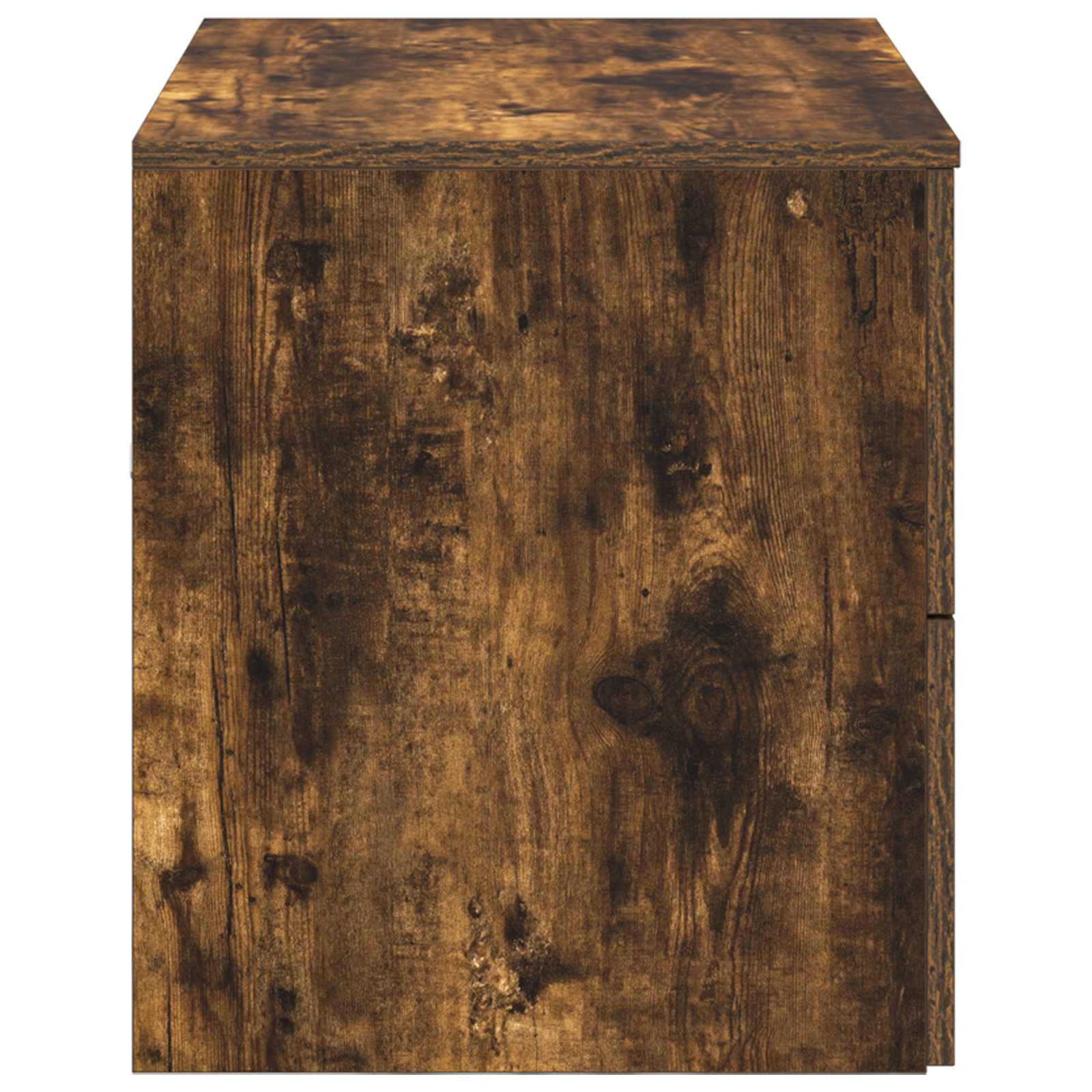 vidaXL Wall-Mounted Bathroom Cabinet Smoked Oak 62.5 x 44.5 x 50 cm 4