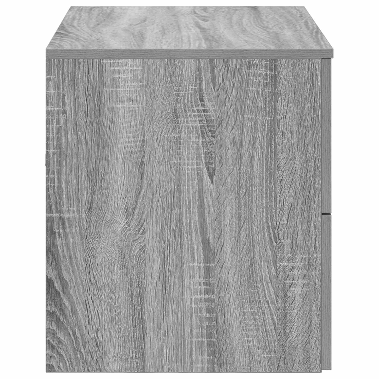 vidaXL Wall-Mounted Bathroom Cabinet Grey Sonoma 62.5 x 44.5 x 50 cm 4