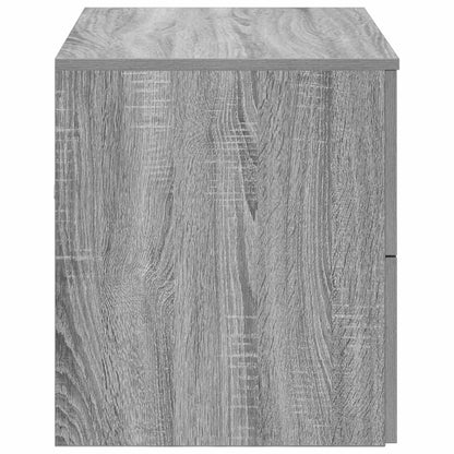 vidaXL Wall-Mounted Bathroom Cabinet Grey Sonoma 62.5 x 44.5 x 50 cm 4