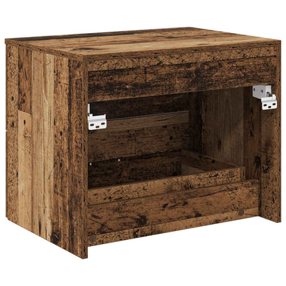 vidaXL Wall-Mounted Bathroom Cabinet Old Wood 62.5 x 44.5 x 50 cm 5