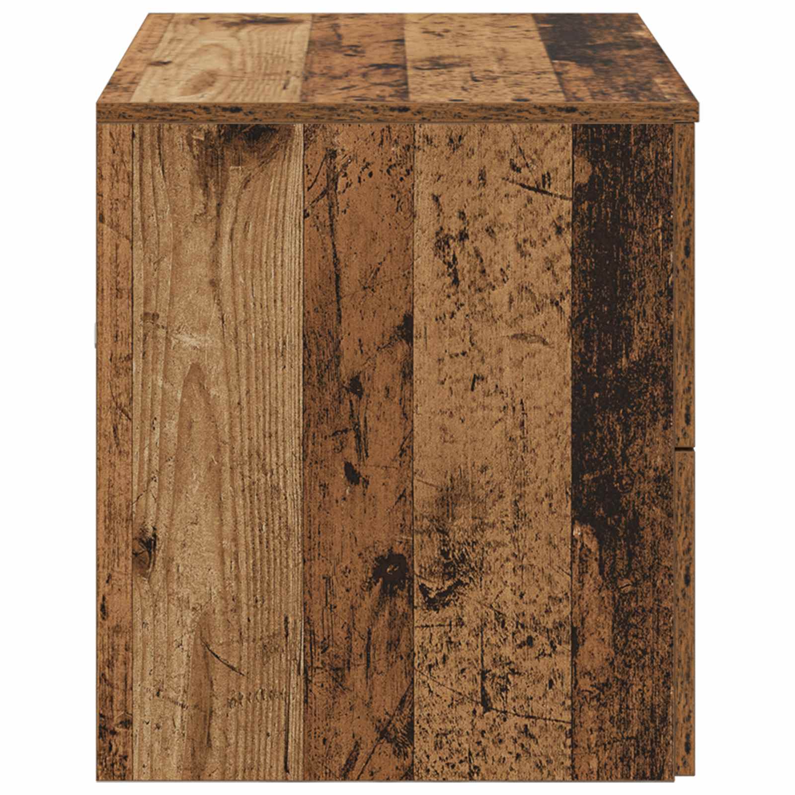 vidaXL Wall-Mounted Bathroom Cabinet Old Wood 62.5 x 44.5 x 50 cm 4
