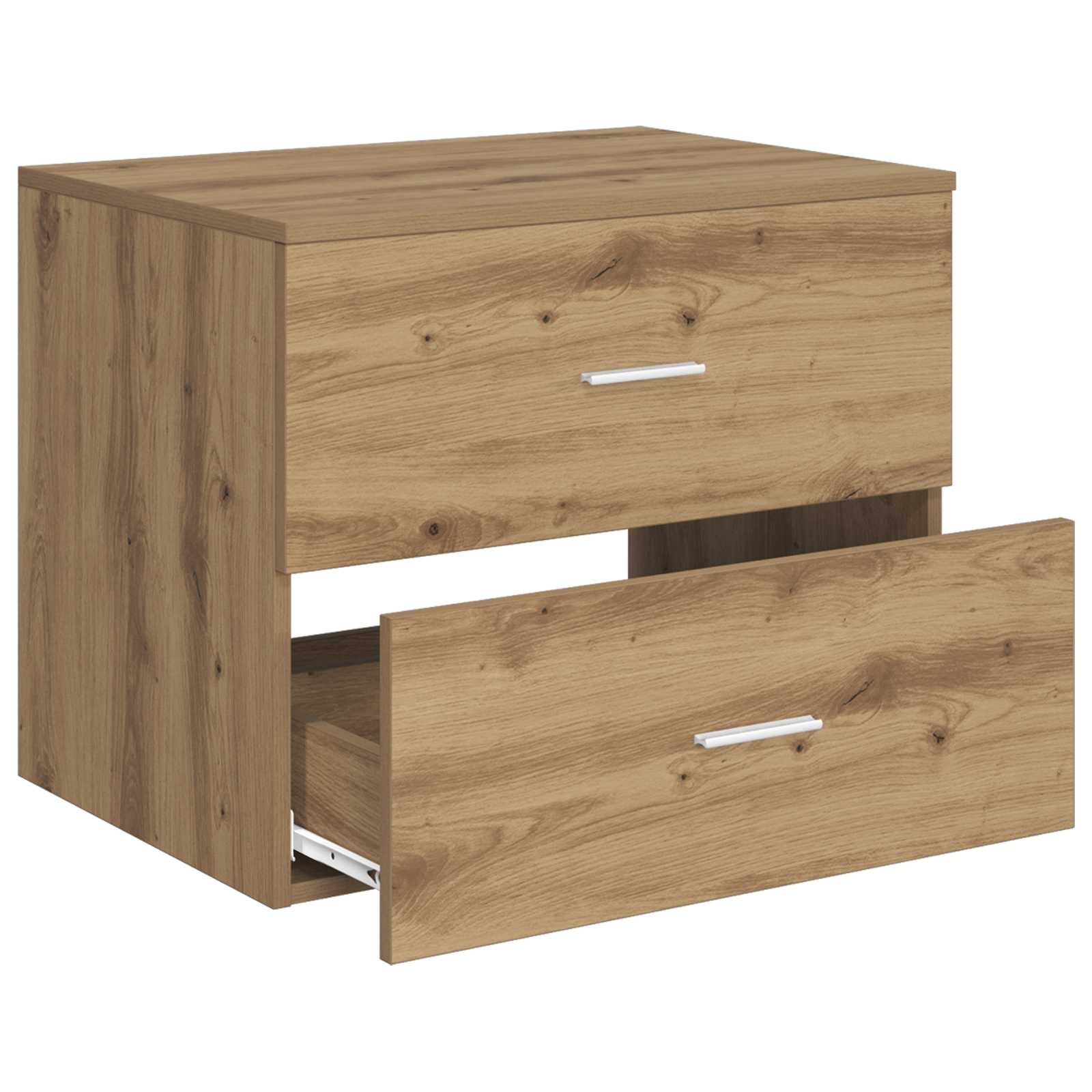 vidaXL Wall-Mounted Bathroom Cabinet Artisan Oak 62.5 x 44.5 x 50 cm 3