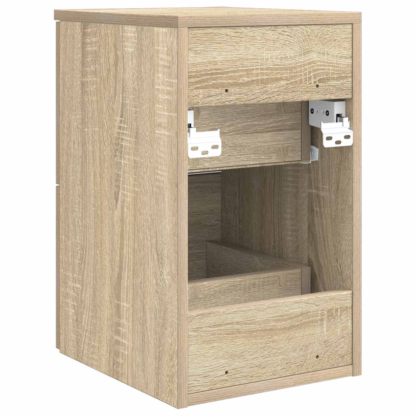 vidaXL Bathroom Cabinet In-between Sonoma Oak 30 x 44.5 x 50 cm 5
