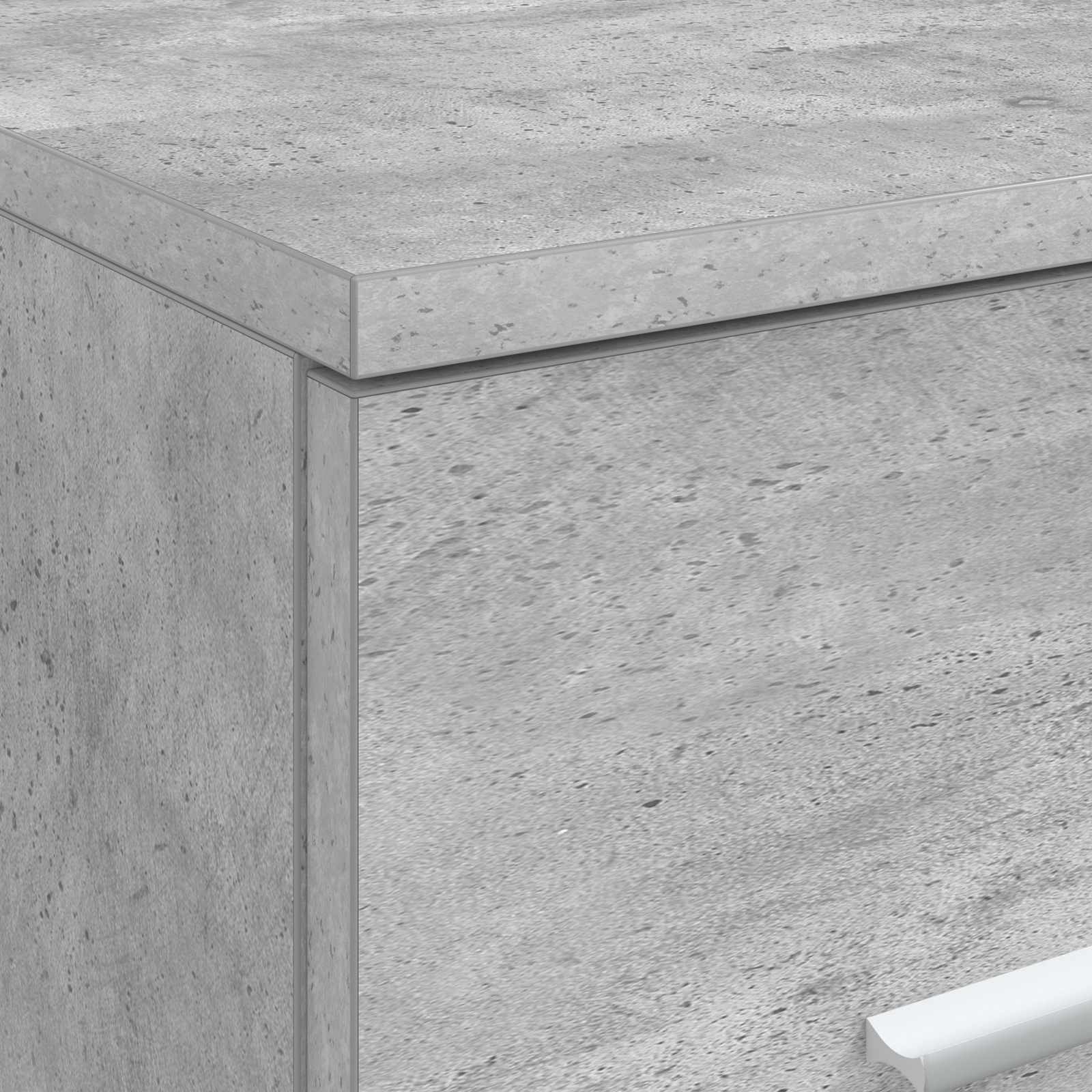 vidaXL Bathroom Cabinet In-between Concrete Grey 30 x 44.5 x 50 cm 6