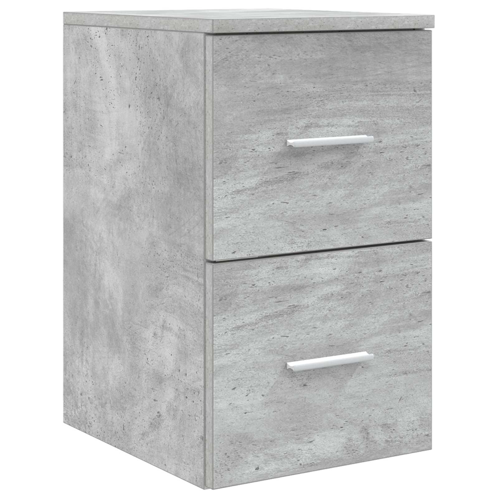 vidaXL Bathroom Cabinet In-between Concrete Grey 30 x 44.5 x 50 cm 2