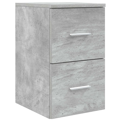 vidaXL Bathroom Cabinet In-between Concrete Grey 30 x 44.5 x 50 cm 2