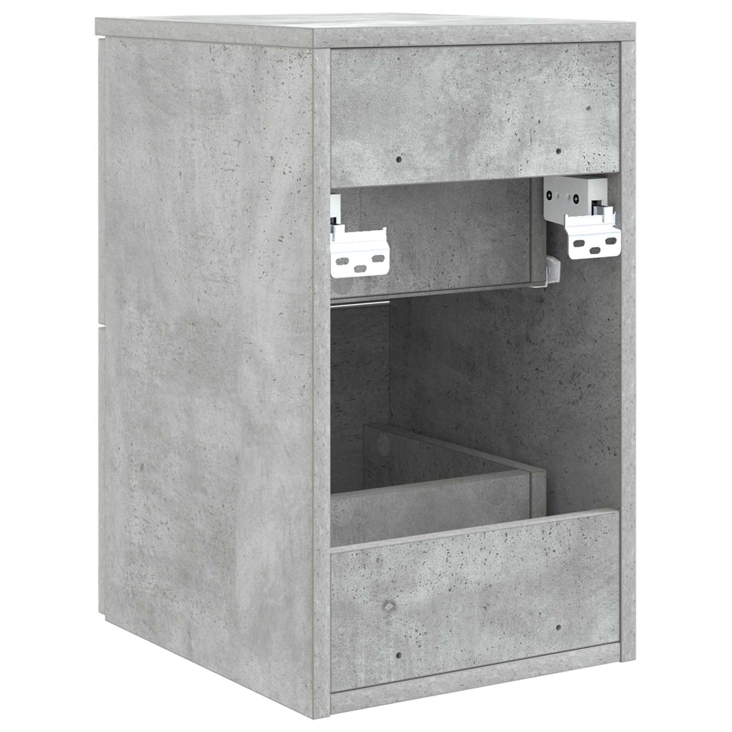 vidaXL Bathroom Cabinet In-between Concrete Grey 30 x 44.5 x 50 cm 5