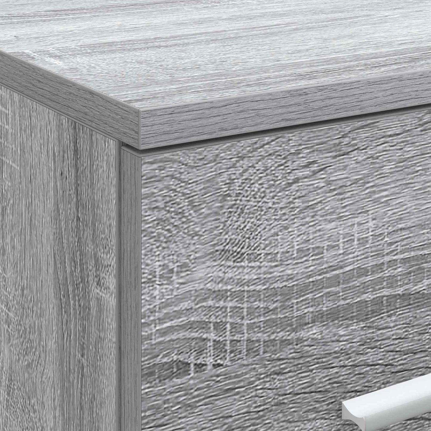 vidaXL Bathroom Cabinet In-between Grey Sonoma 30 x 44.5 x 50 cm 6