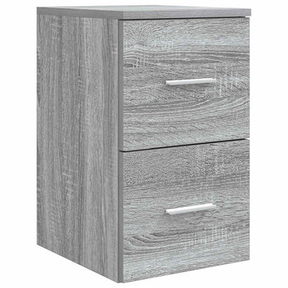 vidaXL Bathroom Cabinet In-between Grey Sonoma 30 x 44.5 x 50 cm 2