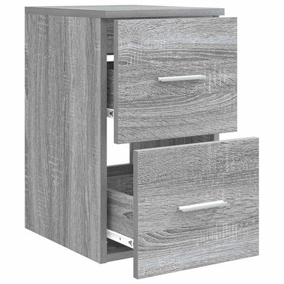 vidaXL Bathroom Cabinet In-between Grey Sonoma 30 x 44.5 x 50 cm 4