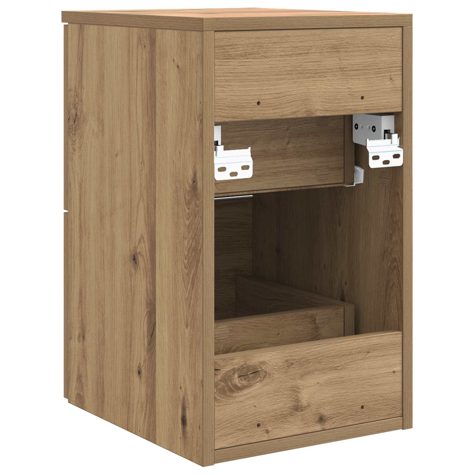 vidaXL Bathroom Cabinet In-between Old Wood 30 x 44.5 x 50 cm 5