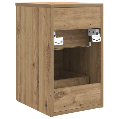 vidaXL Bathroom Cabinet In-between Old Wood 30 x 44.5 x 50 cm 5