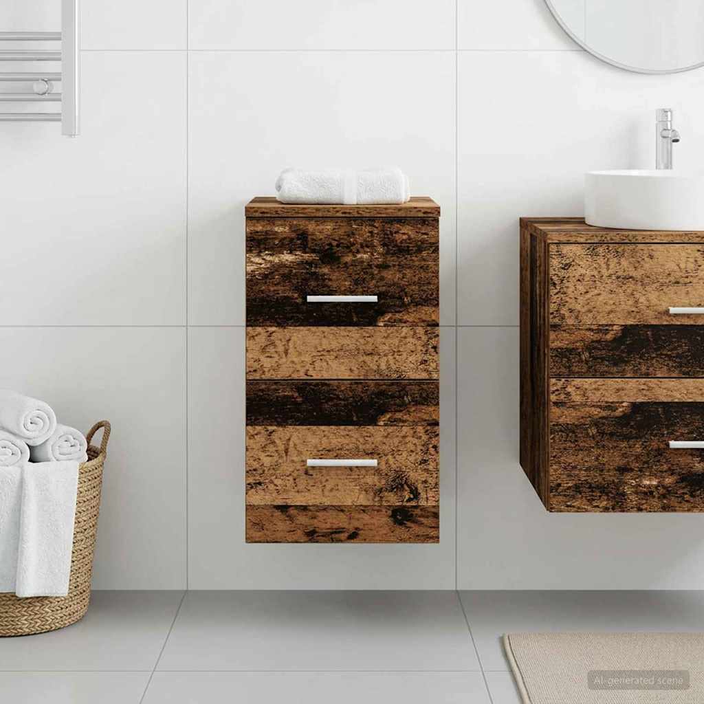 vidaXL Bathroom Cabinet In-between Artisan Oak 30 x 44.5 x 50 cm 3