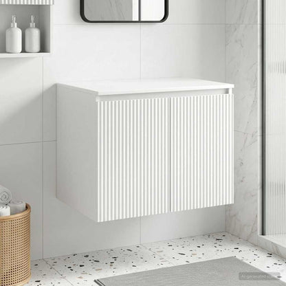 vidaXL Wall-mounted Bathroom Cabinet White 62.5 x 44.5 x 50 cm 1