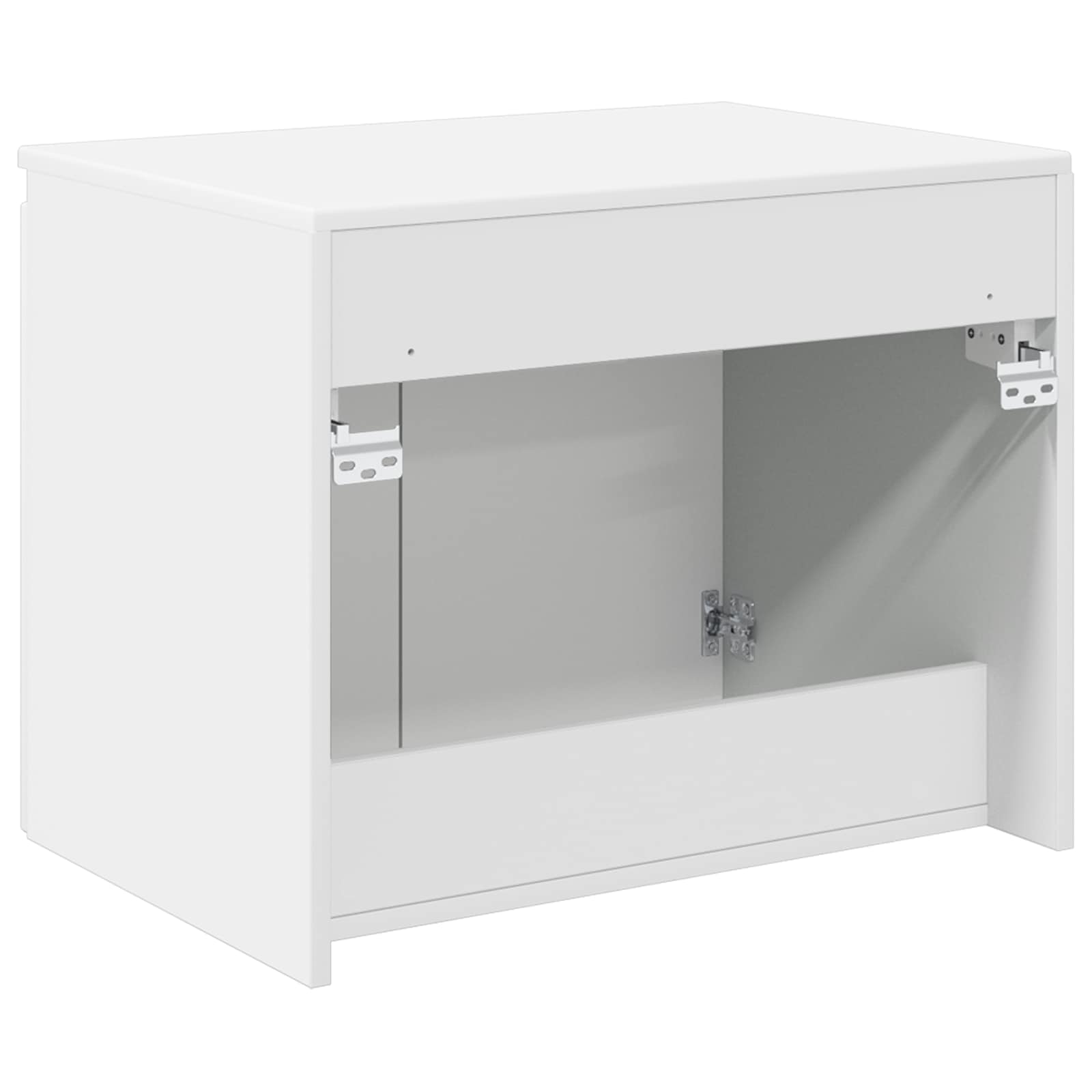 vidaXL Wall-mounted Bathroom Cabinet White 62.5 x 44.5 x 50 cm 5