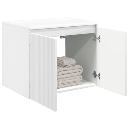 vidaXL Wall-mounted Bathroom Cabinet White 62.5 x 44.5 x 50 cm 3