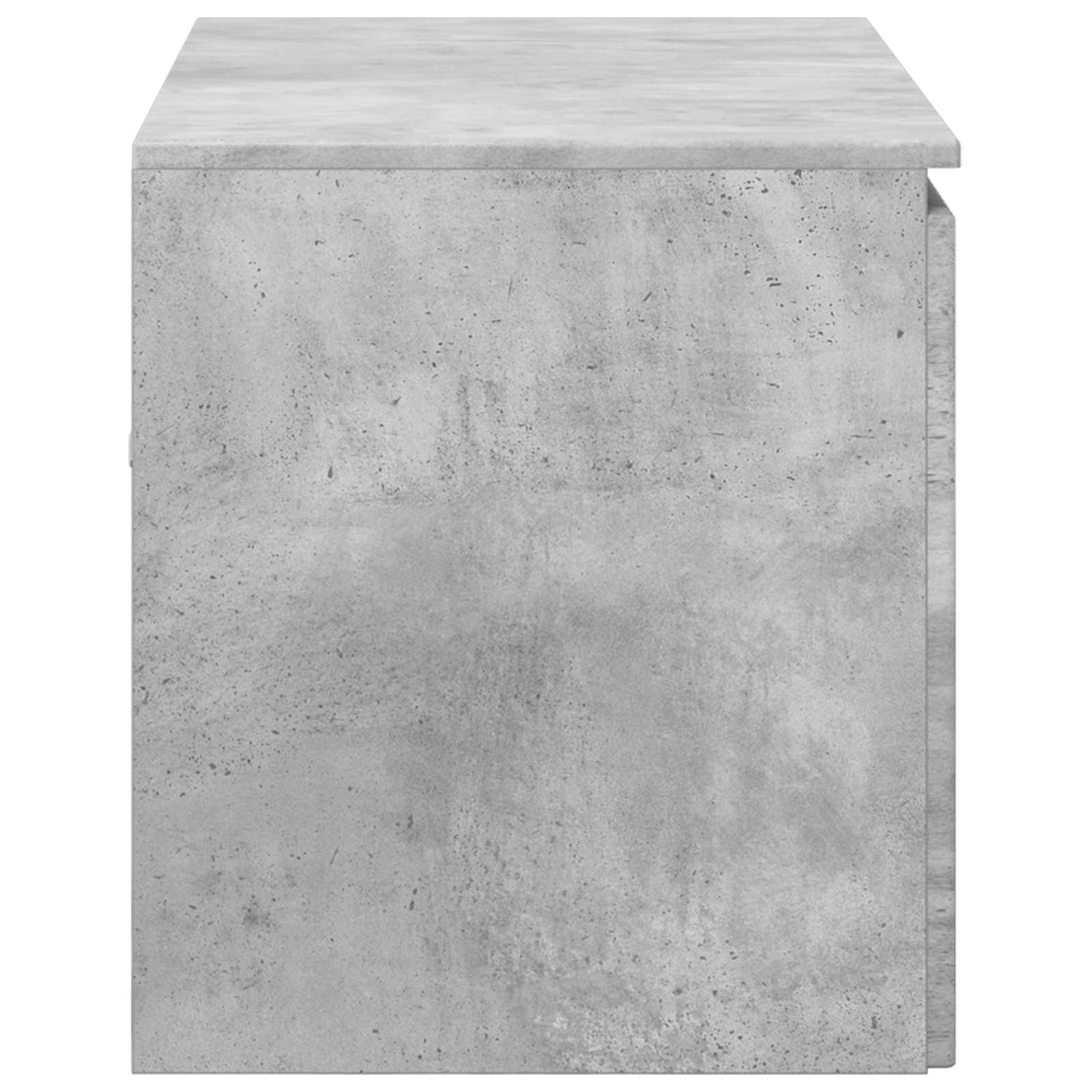 vidaXL Wall-mounted Bathroom Cabinet Concrete Grey 62.5 x 44.5 x 50 cm 4
