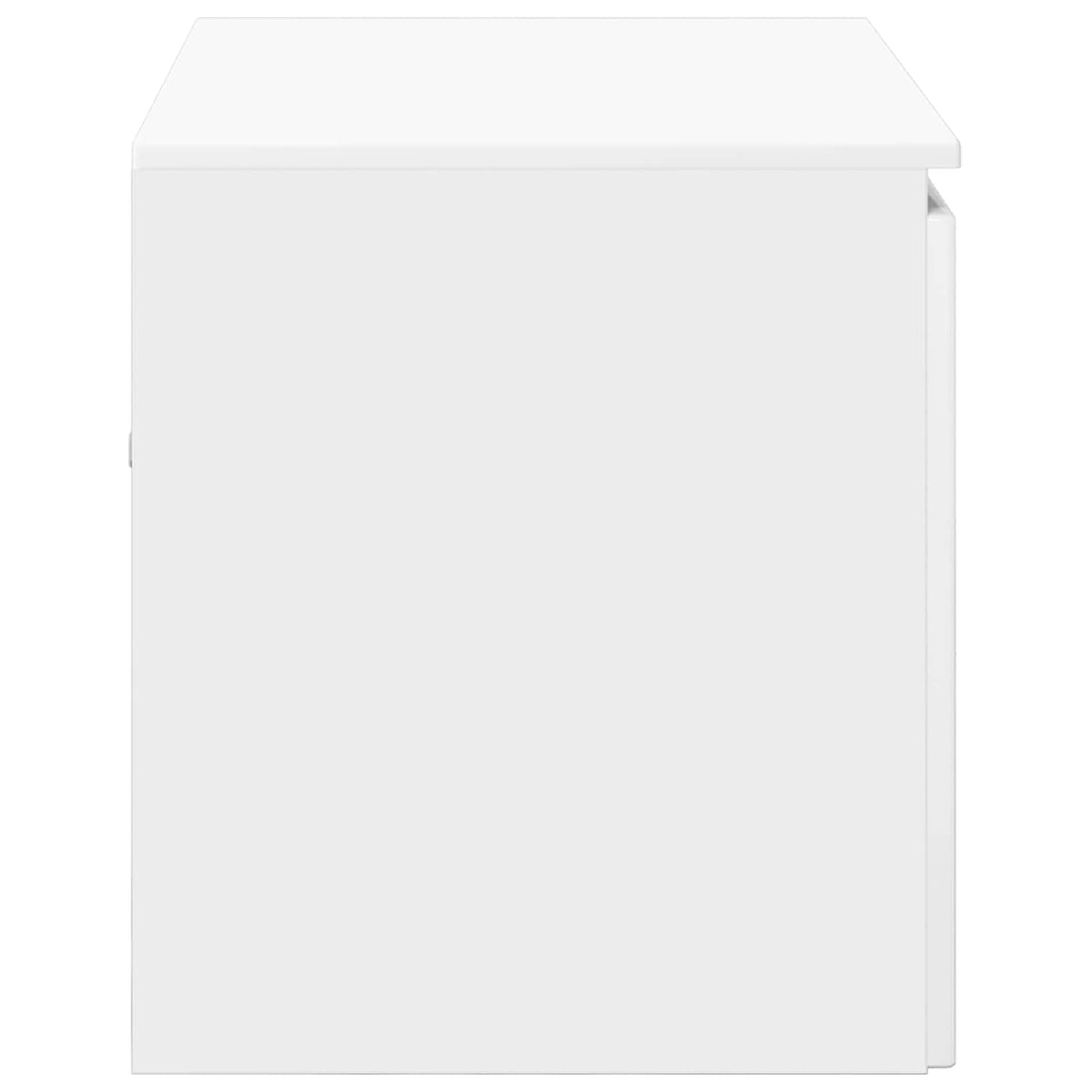 vidaXL Wall-mounted Bathroom Cabinet High Gloss White 4