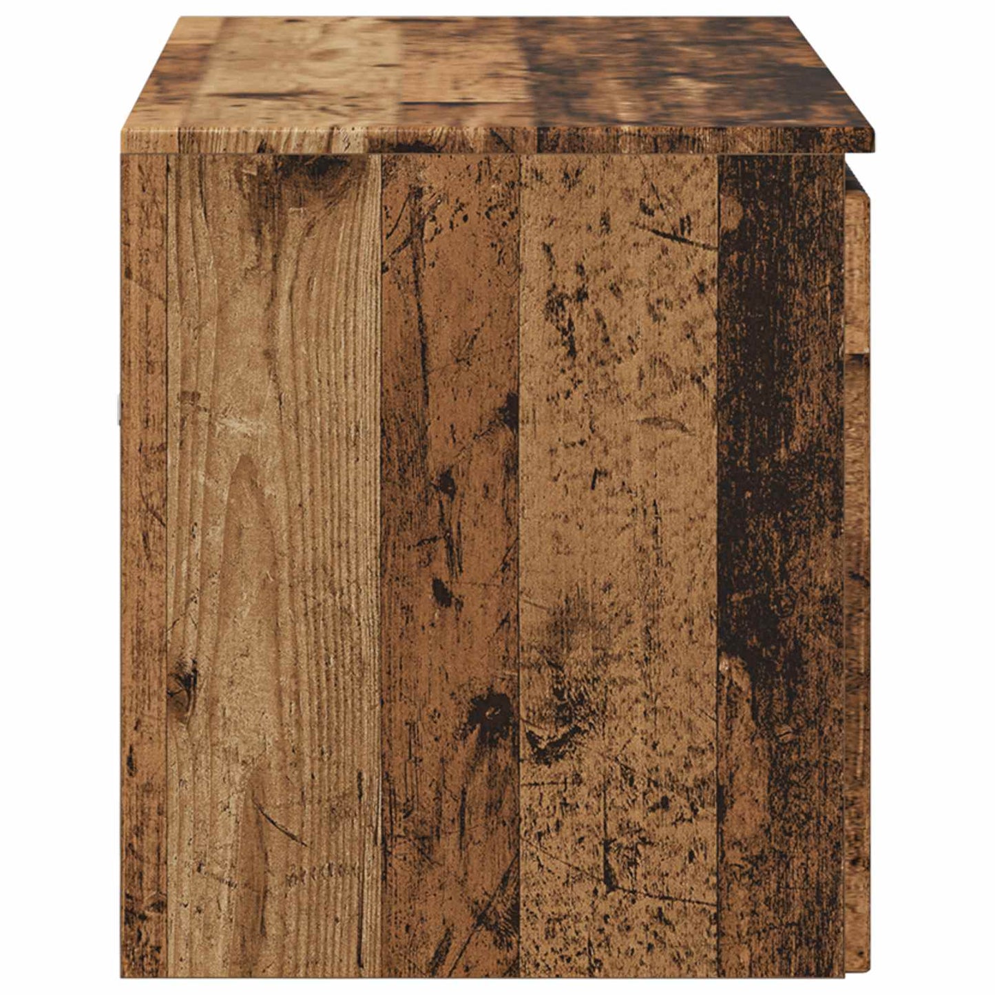 vidaXL Wall-mounted Bathroom Cabinet Old Wood 62.5 x 44.5 x 50 cm 4