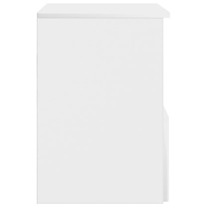 vidaXL Bathroom Cabinet High Gloss White 30 x 35 x 50 cm 6