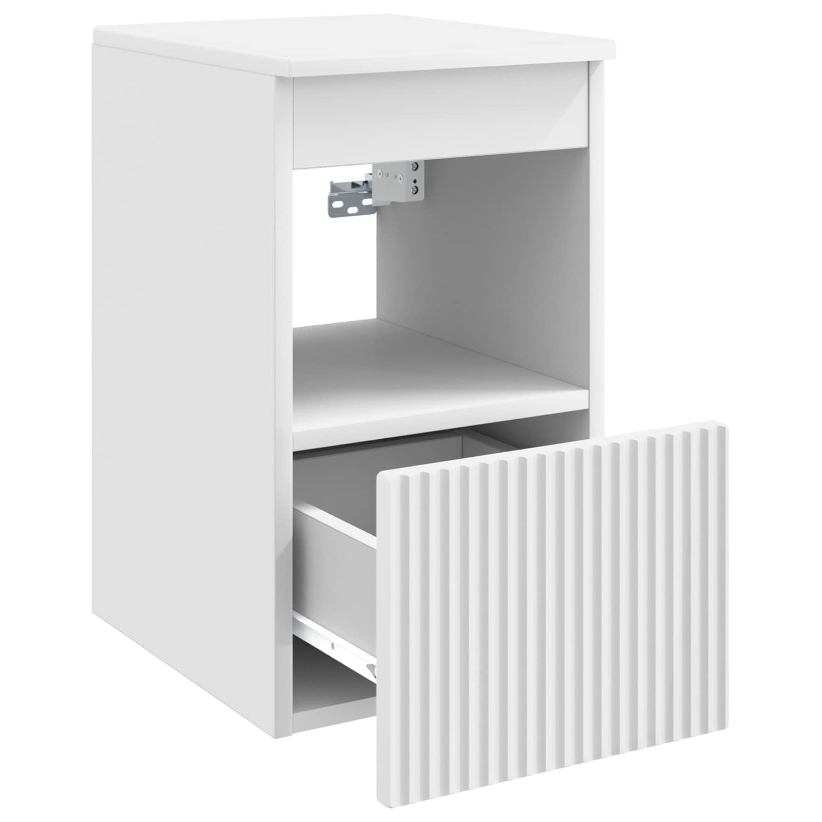 vidaXL Bathroom Cabinet White 30 x 44.5 x 50 cm Engineered Wood 5