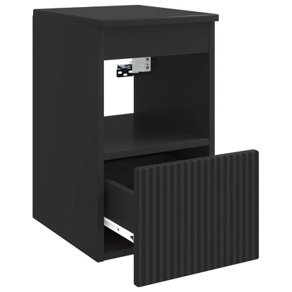 vidaXL Bathroom Cabinet Black 30 x 44.5 x 50 cm Engineered Wood 5