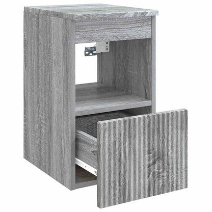 vidaXL Bathroom Cabinet Grey Sonoma 30 x 44.5 x 50 cm Engineered Wood 5