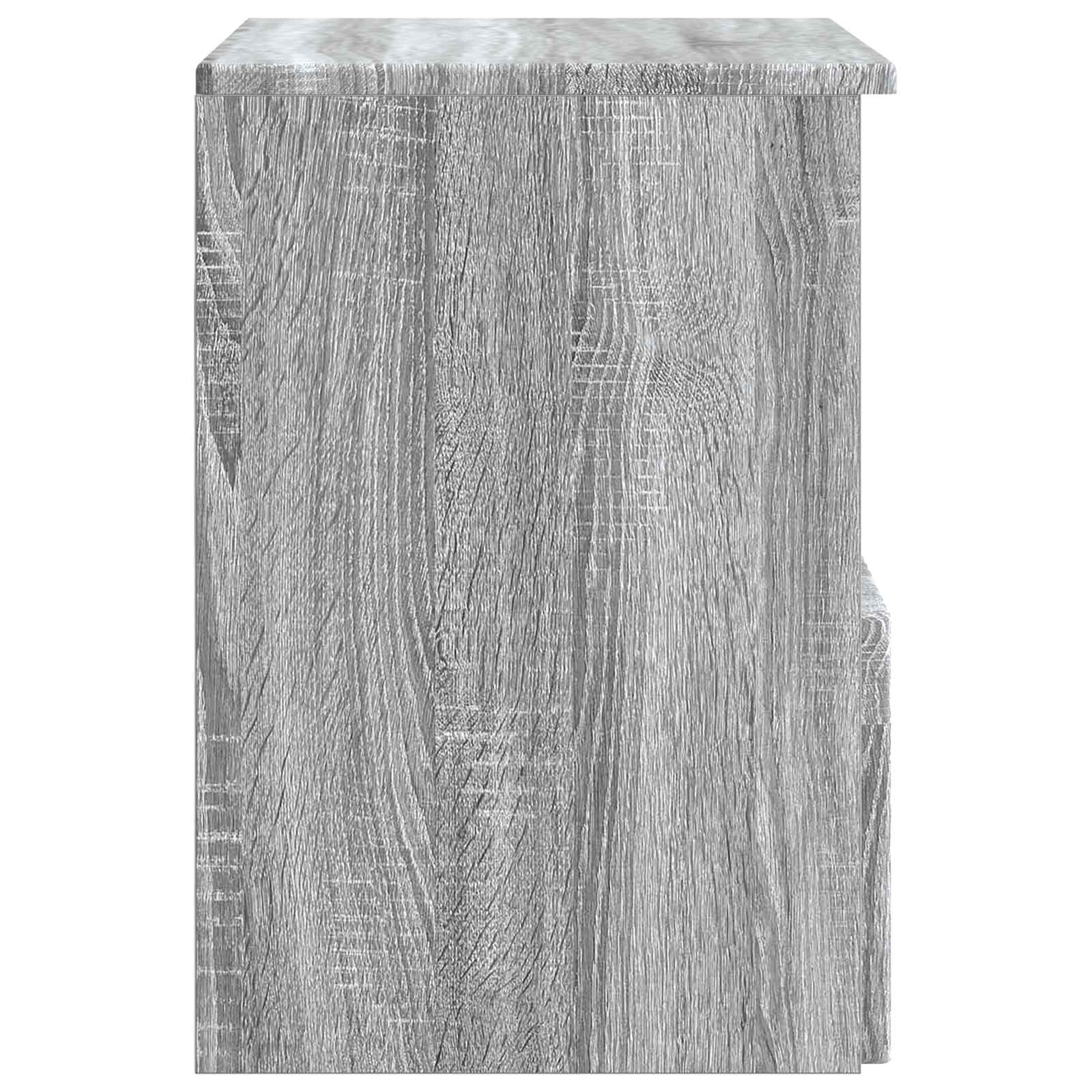 vidaXL Bathroom Cabinet Grey Sonoma 30 x 44.5 x 50 cm Engineered Wood 6